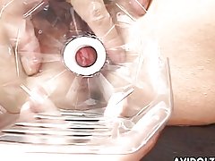 Bèl japonè babe gets boure ak anpil epè god